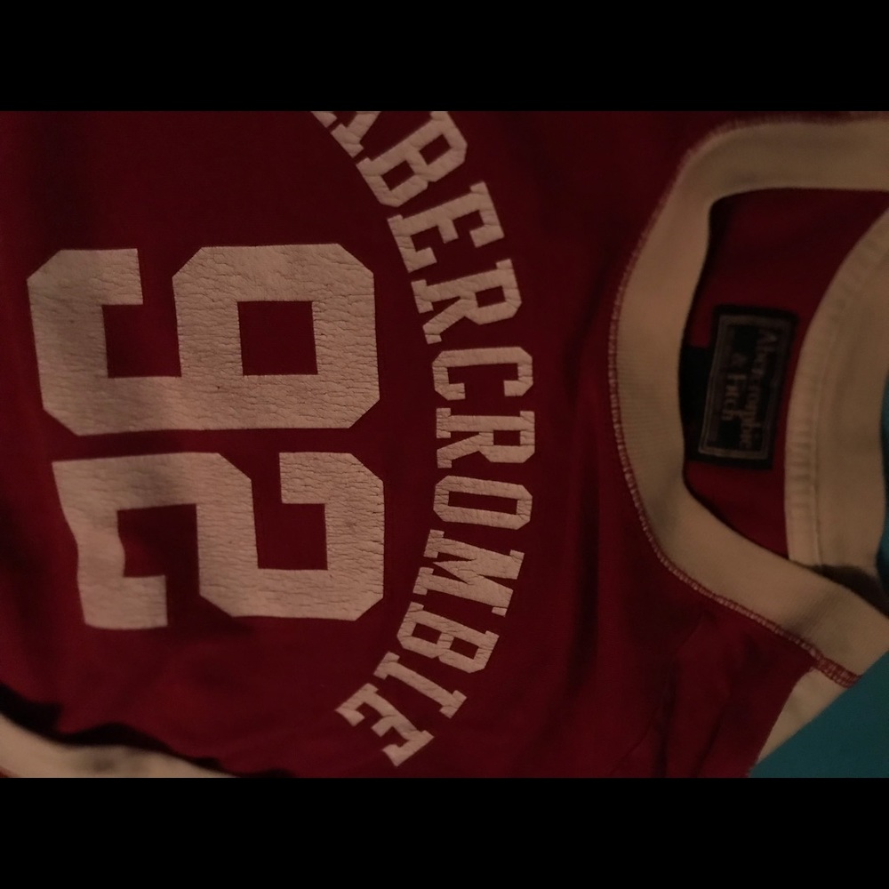 Abercrombie & Fitch Red “92” jersey